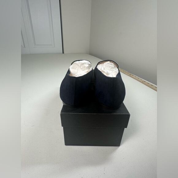 J. Crew Suede Dark Navy Smoking Slipper Size 9.5 NIB - Picture 2 of 7